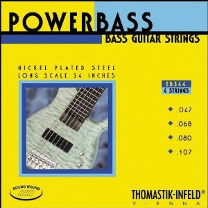 Thomastik EB344 Medium-Light Power Bass Roundwound 4-String Bass Strings